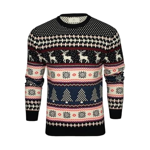 Xact Men's Nordic Fairisle Christmas Jumper Cover