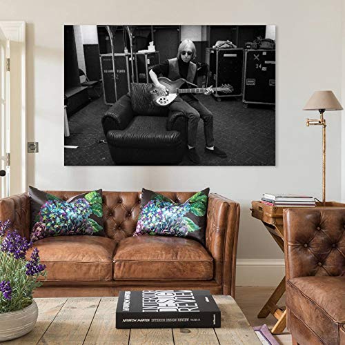 TOM PETTY Poster vintage classique sur toile et décoration murale pour chambre à coucher 20 x 30 cm - Les Beatles, Paul McCartney, John Lennon, RIngo Starr, George Harrison TOM PETTY Poster vintage classique sur toile et décoration murale pour chambre à coucher 20 x 30 cm – Image 6