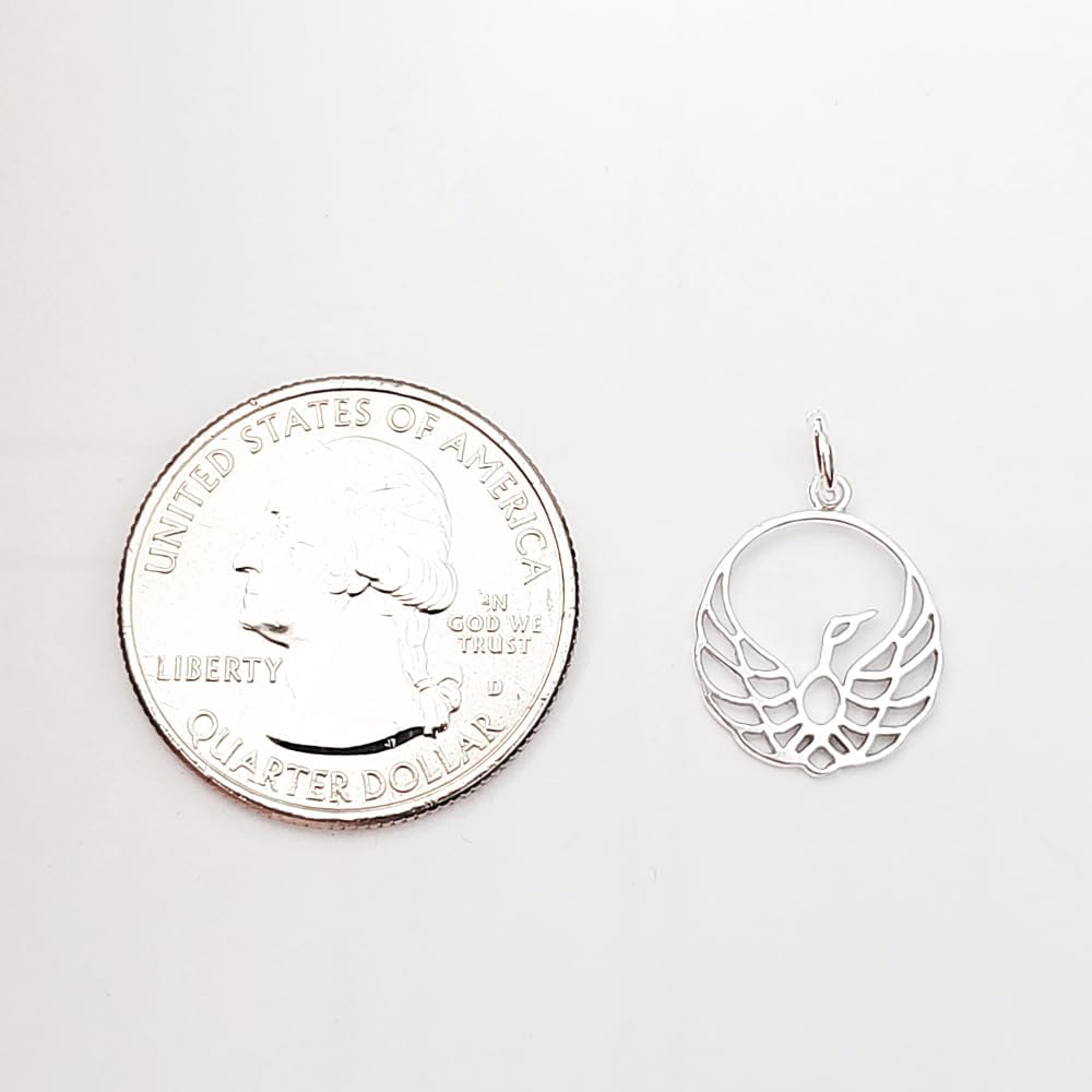 Sterling Silver Small Phoenix Necklace for Women 18" – Fire Bird Pendant Symbolizing Rebirth & Strength, Dainty Spiritual Jewelry Gift - Image 6