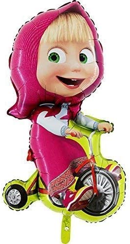 Masha - Globo de aluminio para ciclismo Masha and the Bear