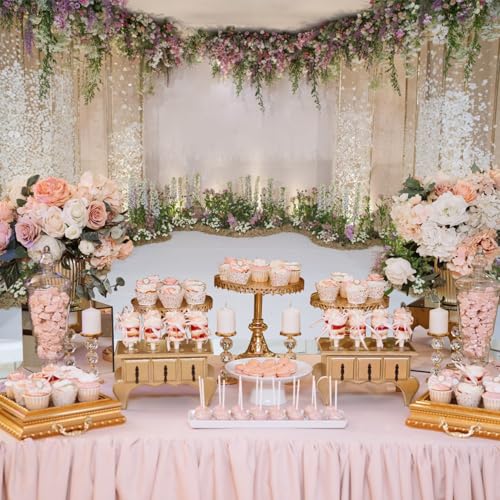 CSFOTO 15x10ft Wedding Backdrop for Cradle Ceremony Background for Proposal Flowers Curtain Wedding Ceremony Banner Bridal Shower Background Mother's Day Floral Marriage Backdrop