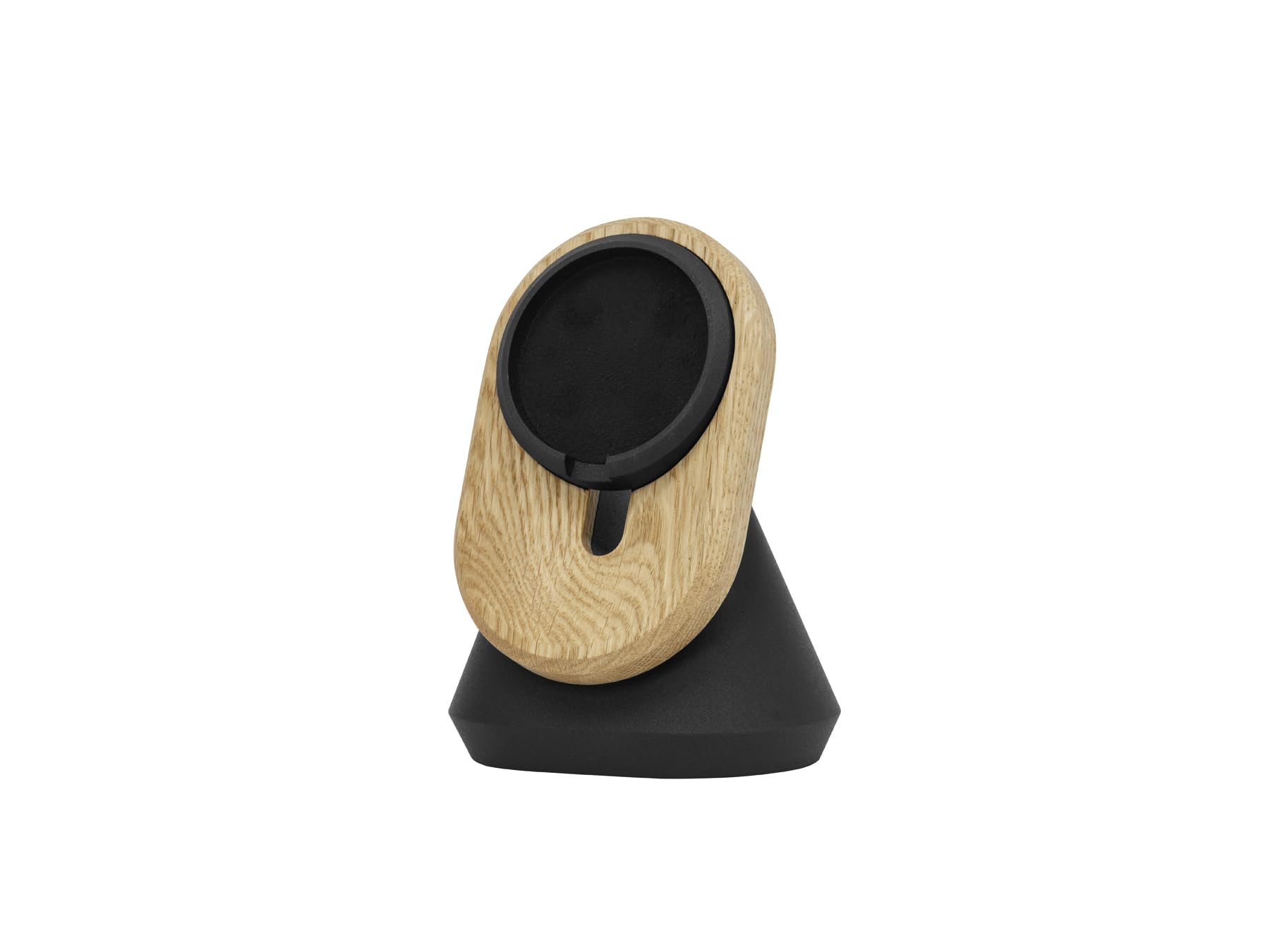 Oakywood - Schreibtisch Ständer Kompatibel mit iPhone 12-16, kompatibel mit MagSafe - Handy Stand, Organizer aus Holz, Handwerk aus der EU - 10,4 x 8,1 x 13,9 cm - 4.1 x 3.2 x 5.5’ - Eiche