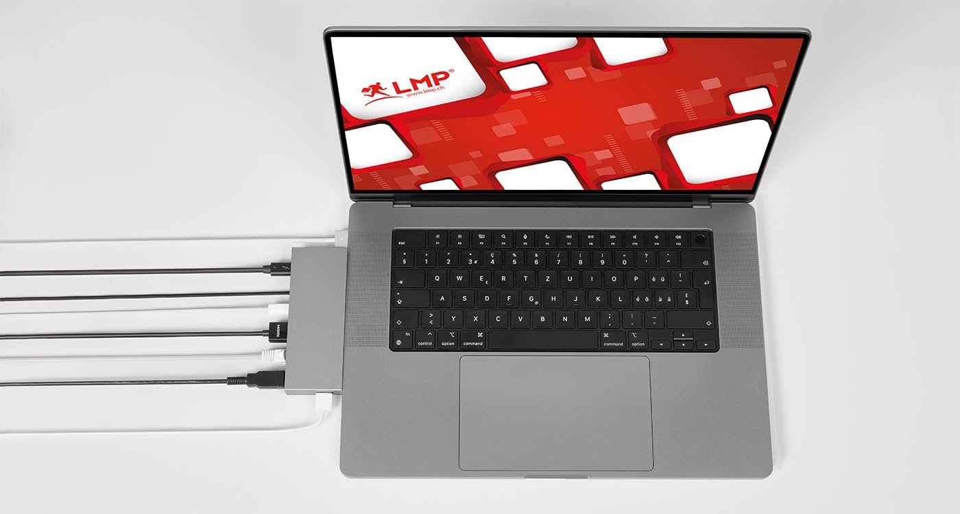 LMP USB-C Compact Dock 2 - Station d'accueil USB-C 4K à 6 Ports, idéale pour MacBook Air/Pro M1/M2