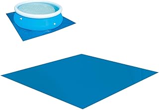 LINGJIONG Pool Ground Cloth Rectangle Pool Mat, Foldable Waterproof Ground Cloth Pool Floor Protector, Heavy Duty Square Swimming Pool Mat For Inflatable Pool, Paddling Pools