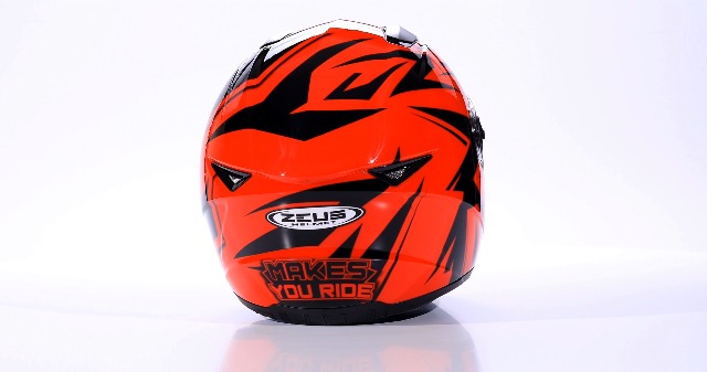 ZEUS ZS-811A AL-34 Motosiklet Kaskı Kapalı Kask Red Black S