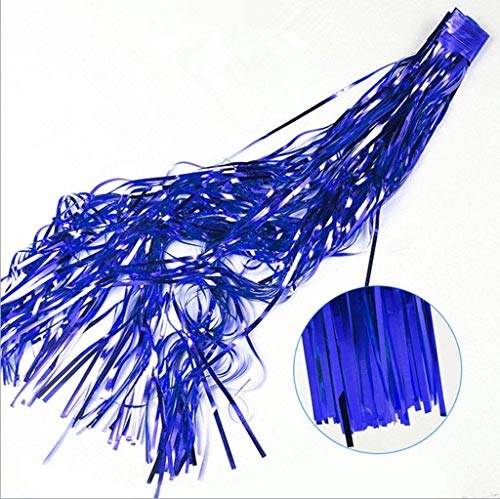Image of Party Propz Blue Foil Curtain 2 Pc Boys Birthday Decoration