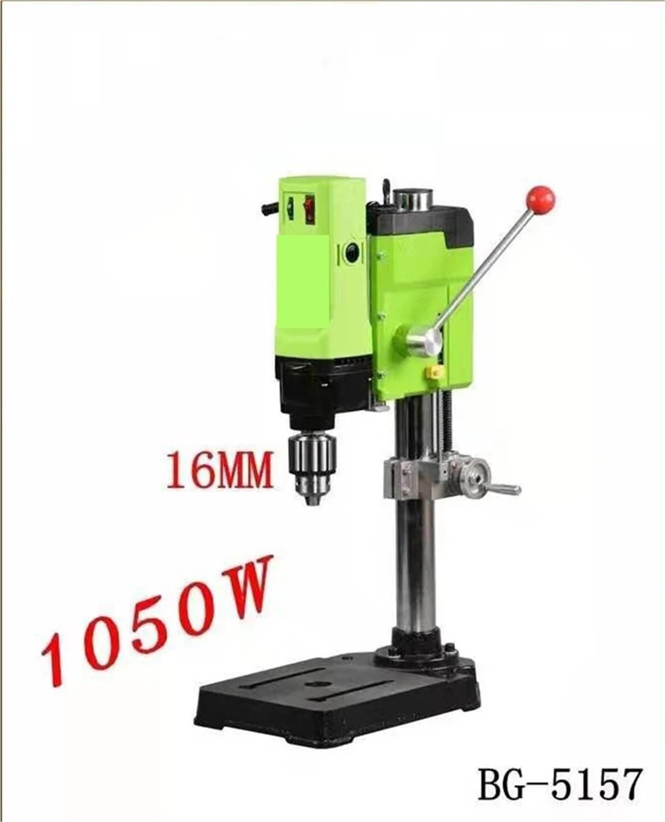 Taladro de banco, minitaladro de columna, Taladro de grado industrial, fresadora, microtaladro de banco, taladro de banco Para bricolaje con joyería de metal y madera(1050W)