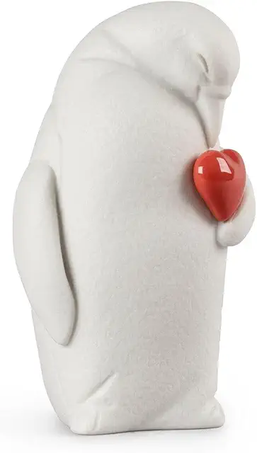 Lladro Bird Figurine: Colby-Protector Penguin Porcelain Figure