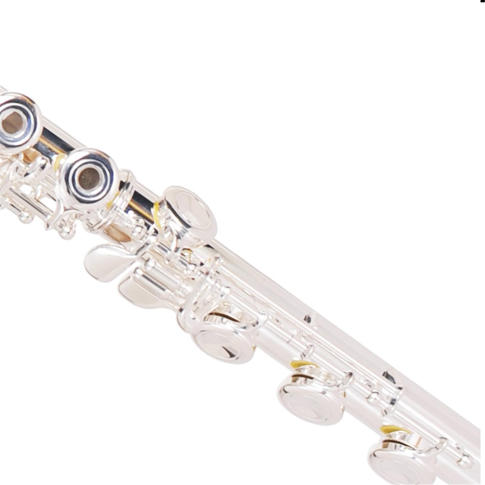 flauto traverso Flauto C-key Flauto Placcato Argento Rame Bianco 16 Fori 17 Fori Aperti E Chiusi(16 holes)