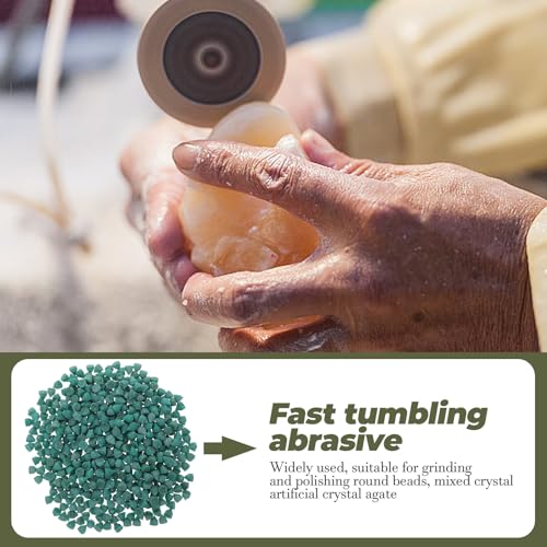 Gatuida Schleifmittel Für Poliermaschine Hochwertiges Siliziumkarbid Füllmaterial Für Tumbler Geeignet Für Schmuck Möbel Und Autos Einfache Bedienung Und Langlebige Konstruktion