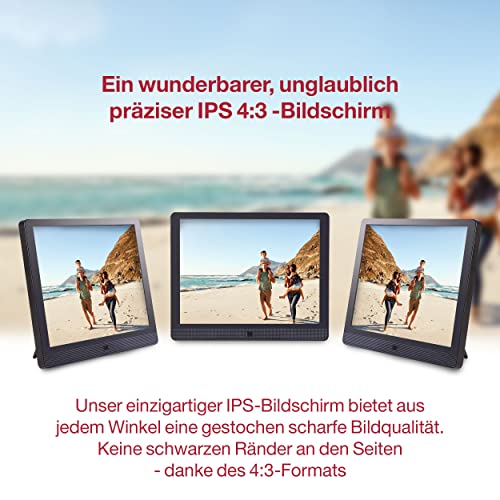 Digitaler Bilderrahmen 15 Zoll von Pix Star Funktionalität und Benutzerfreundlichkeit