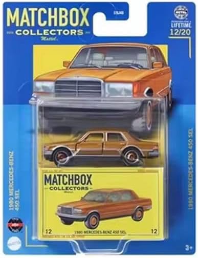 Matchbox Collectors Series Die-Cast Cars, 1969 Audi 100, 1980 Mercedes-Benz, BMW M5, Classic Models, Bundle of 5, Ages 3+ GBJ48-965Y