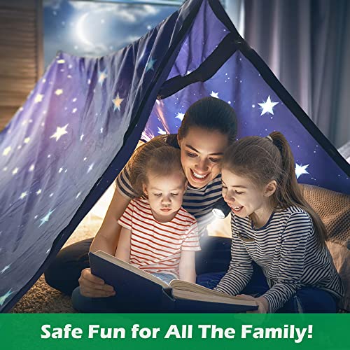 Blanket Fort Building Kit For Kids 4-8 8-12+ - Build A Fort For Kids, Ultimate Fort Builder - Kids Forts Indoor Fort, Outdoor Fort Kit By Molcey - Girls/Boys Toys Age 6-8,Gifts For 5 6 7 Year Old Boys #TOP5