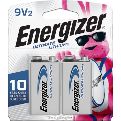 Energizer Ultimate Lithium 9V Batteries (2 Pack), Lithium 9 Volt Batteries - image 8