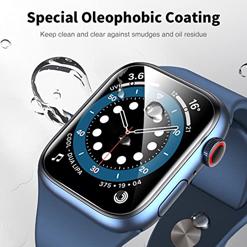 LK 4 Pack Screen Protector for Apple Watch Series SE/SE2/SE3 6 5 4 40mm/ Apple Watch Series 9 8 7 41mm, High Definition - Image 4