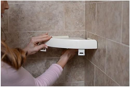Miniatura 2 de TAUFAOD Estante de triple esquina, soporte de almacenamiento, estante de esquina a presión para baño, soporte de pared con agarre triangular para