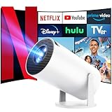 プロジェクター 家庭用 2025年最新進化・Android TV搭載・270°回転 天井投影 27000LM フルHD プロジェクター 小型 Wi-Fi 自動台形補正 Bluetooth5.4 内蔵HiFiスピーカー スマホ/PC/Switch/DVD等多機能接続