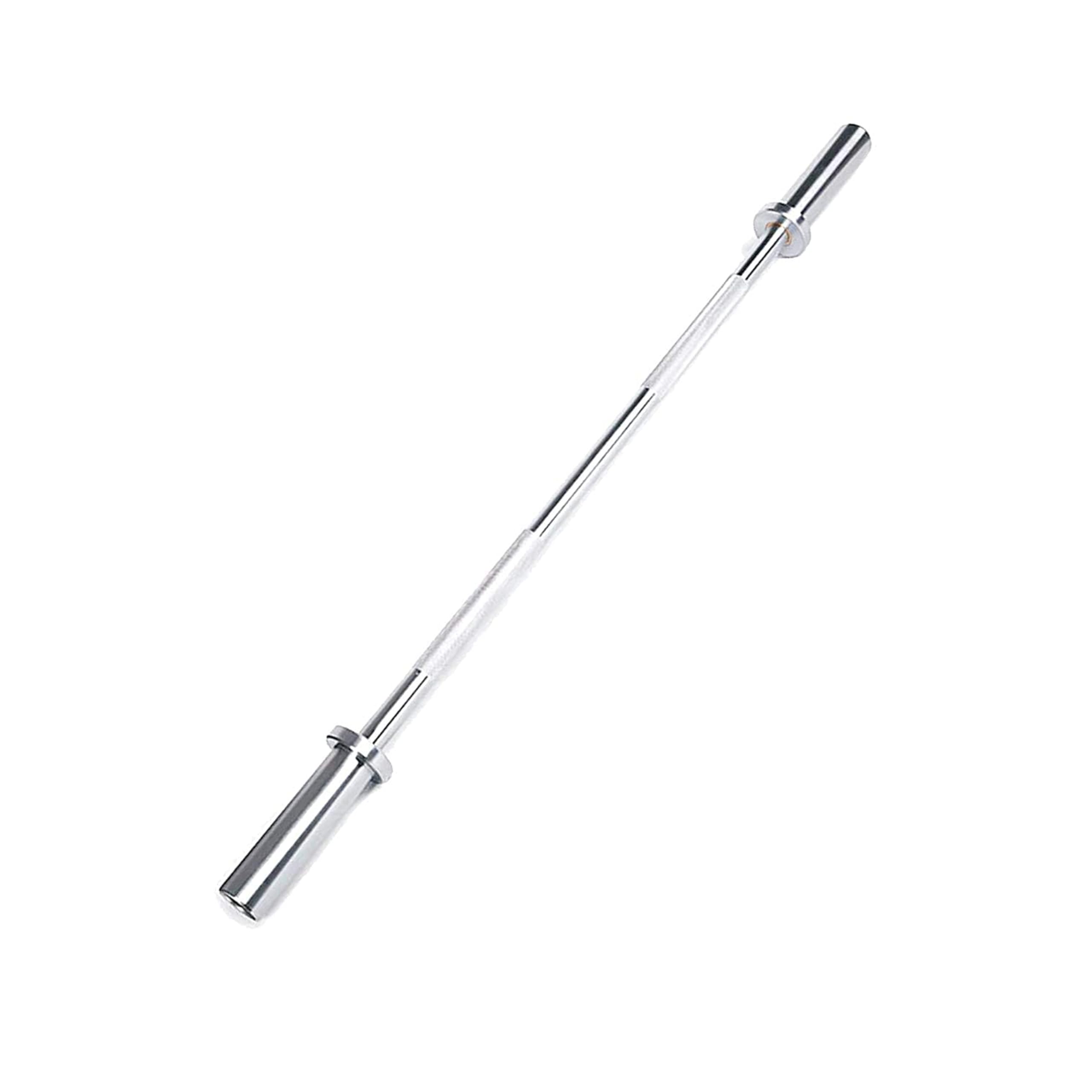 Olympic Solid Steel Chrome Barbell Rod 8FT – Heavy-Duty Straight Weightlifting Bar with Knurled Non-Slip Grip, Standard Bar for Bench Press, Curls, Strength Training & Home Gym Workouts-image-32