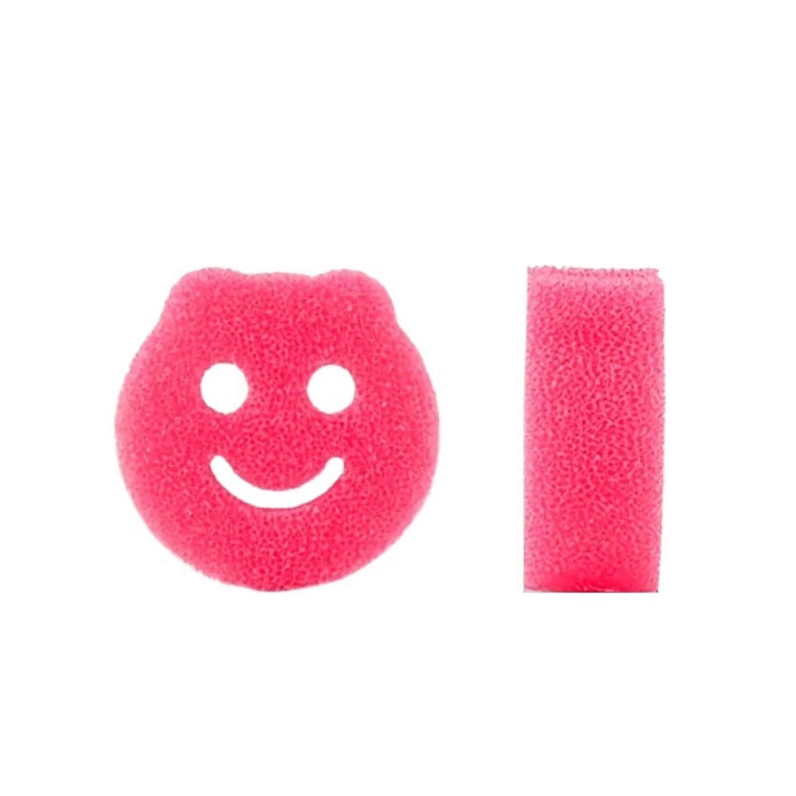 WZPTLKIBAD Cleaning Sponge, Imitation Loofah Double-Sided Scouring Pad