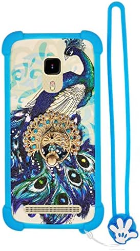 Case for nuu Mobile A1 4.0 Nuu Mobile A1+ 4.0 Case Silicone Border + PC Hard backplane Stand Cover XKQ