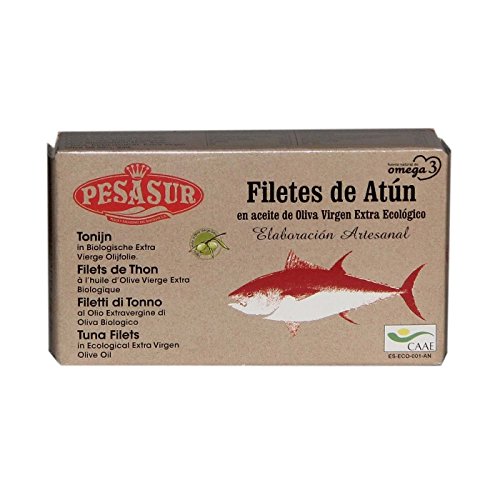 Atún PESASUR en Aceite de Oliva Virgen Extra Ecológico Lata