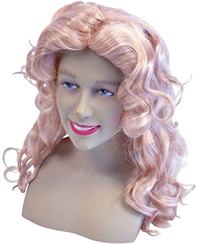 Long Blonde Wavey Curls Wig Celebrity Fancy Dress