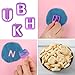 54PCS Plastic Alphabet Number Symbol Cookie Cutters and Mini Fondant Cake Decorating Mould Tools by CSPRING