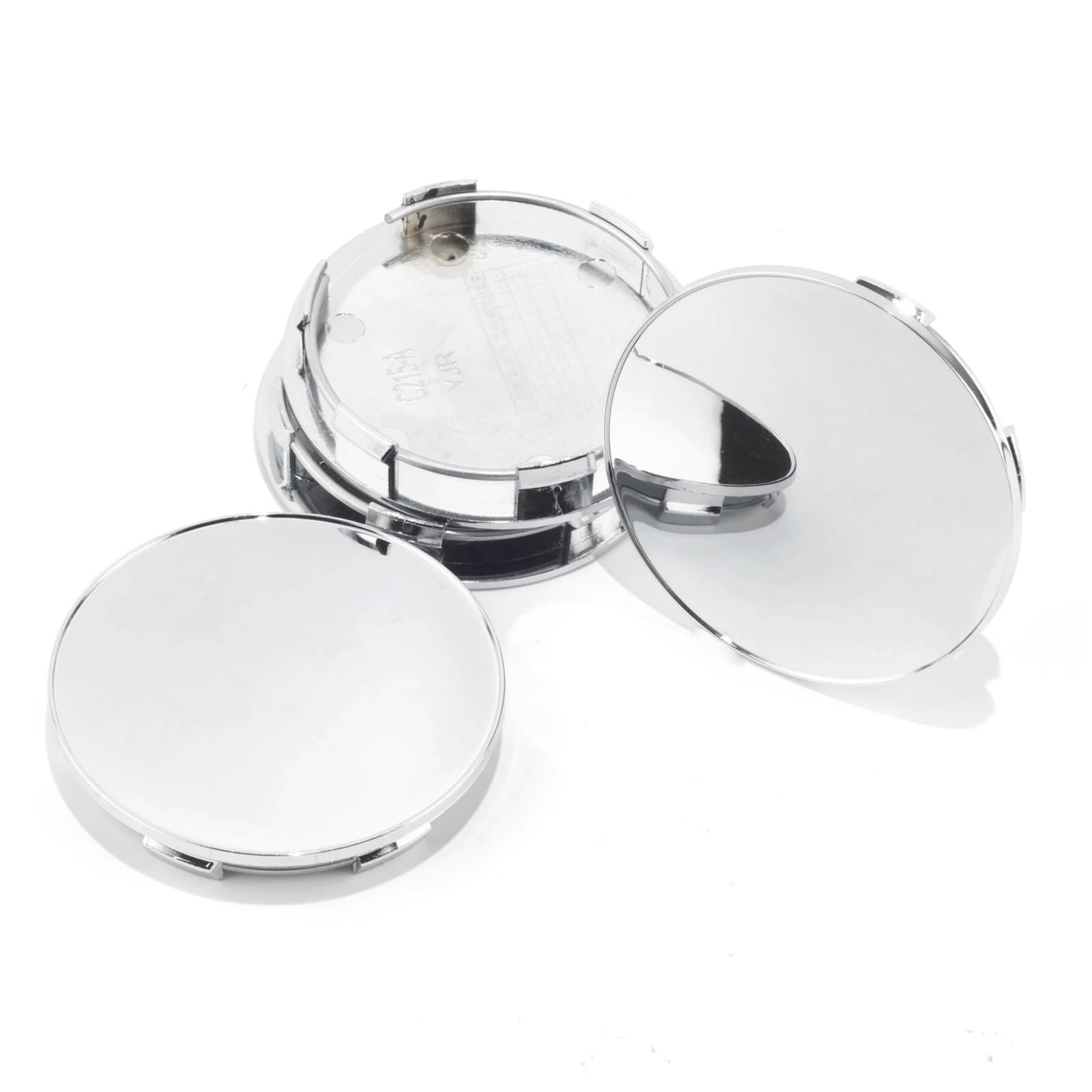 Lot de 2/4 Cache-moyeux universels for Jantes Voiture, diamètre extérieur 66 mm/2,60 po, intérieur,3,38, compatibles avec Les Accessoires décoration(Black 2pcs)