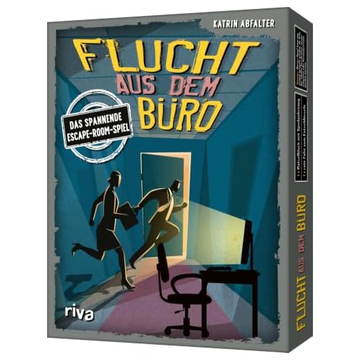 Flucht aus dem Büro – Das spannende Escape-Room-Spiel: Entkomme deinem Chef. Das perfekte Geschenk für alle Escape-Room-Spiel-Fans. Mit Rätselseiten zum Freirubbeln. Ab 12 Jahren