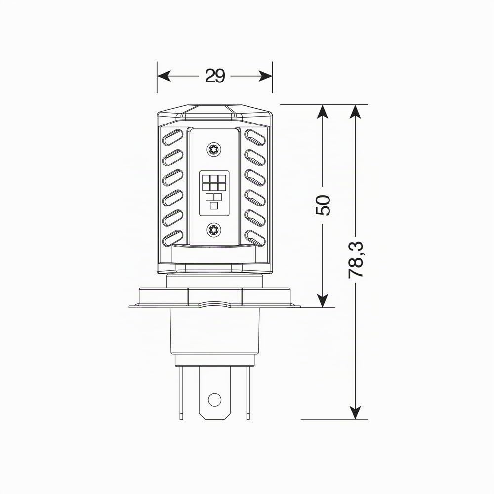 Pilot 57764 Halo LED Ultra Potenza Compatto Alogena Lampadina, H7, 9V-32V, 45W, Confezioni da 2