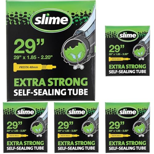 Image of Slime Extra Stong Self-Sealing Tube 29 inch x 1.85-2.20 inch Presta (Pack of 5)