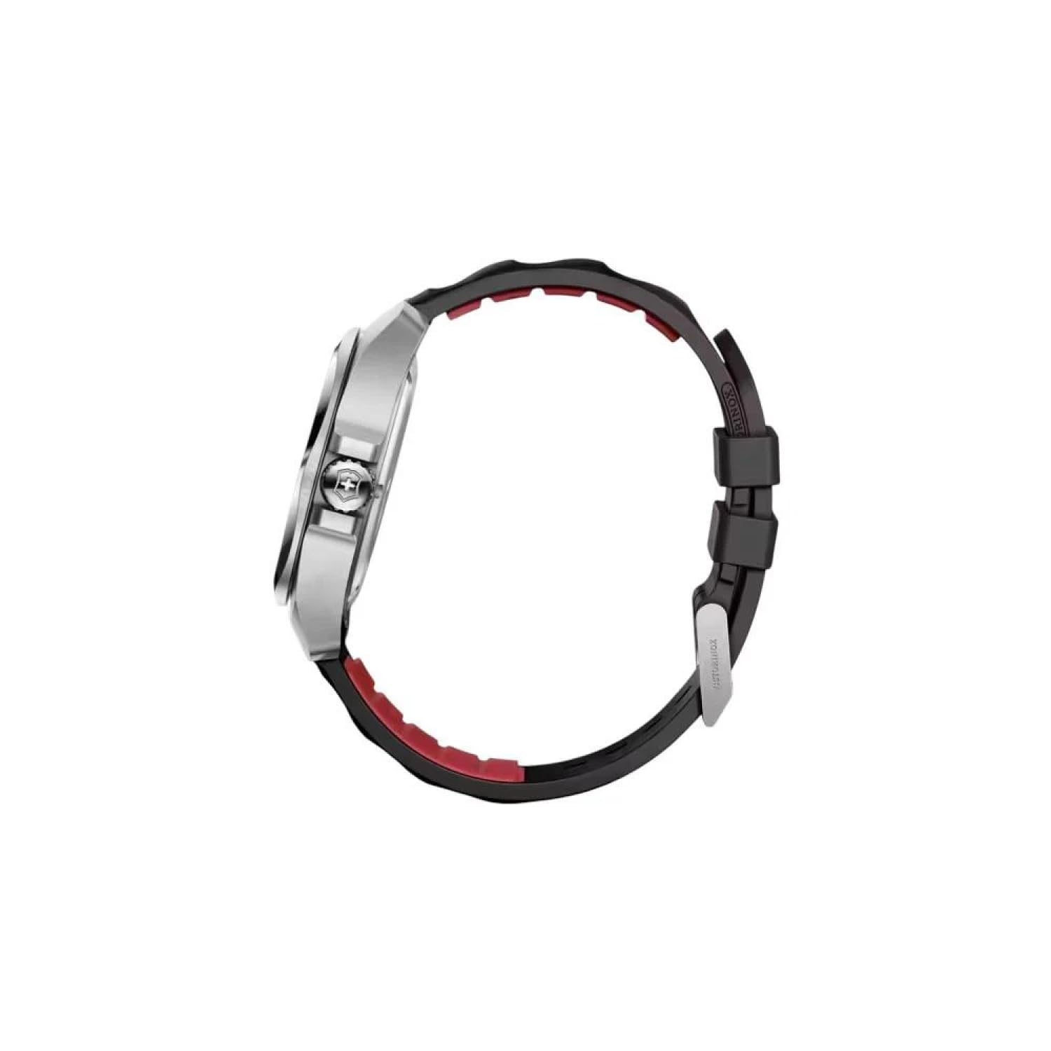Victorinox Herren Armbanduhr I.N.O.X. Quartz Ø 41 mm, Schwarz/Silber