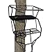 Big Game 2-Person Ladder Tree Stand For Hunting Deer with Seats, 18' Tall, Camo/Black - Adjustable Climbing Treestand with Platform and Safety Harness for Shooting