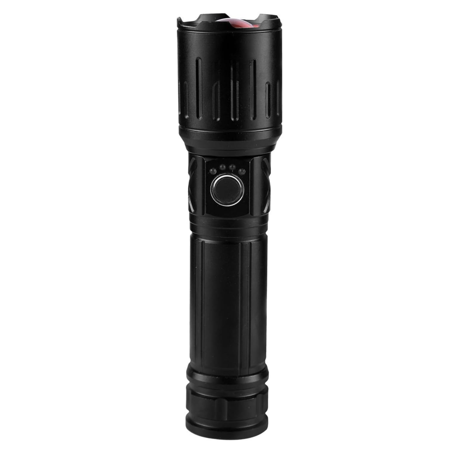 Exxelo (𝟓 𝐘𝐞𝐚𝐫 𝐖𝐚𝐫𝐫𝐚𝐧𝐭𝐲 Rechargeable LED Metal Torch – Super Bright 150W Zoomable Flashlight with 5 Light Modes & 2400mAh Battery | Heavy-Duty Handheld Torch for Outdoor & Emergency Use-image-16