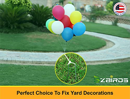 Bzbirds Usa Made 6 Inch 11 Gauge Garden Landscape Staples Galvanized Sod Pins Lawn Stakes For Weed Barrier Fabric, Ground Cover, Holding Fence And Artificial Turf #TOP6
