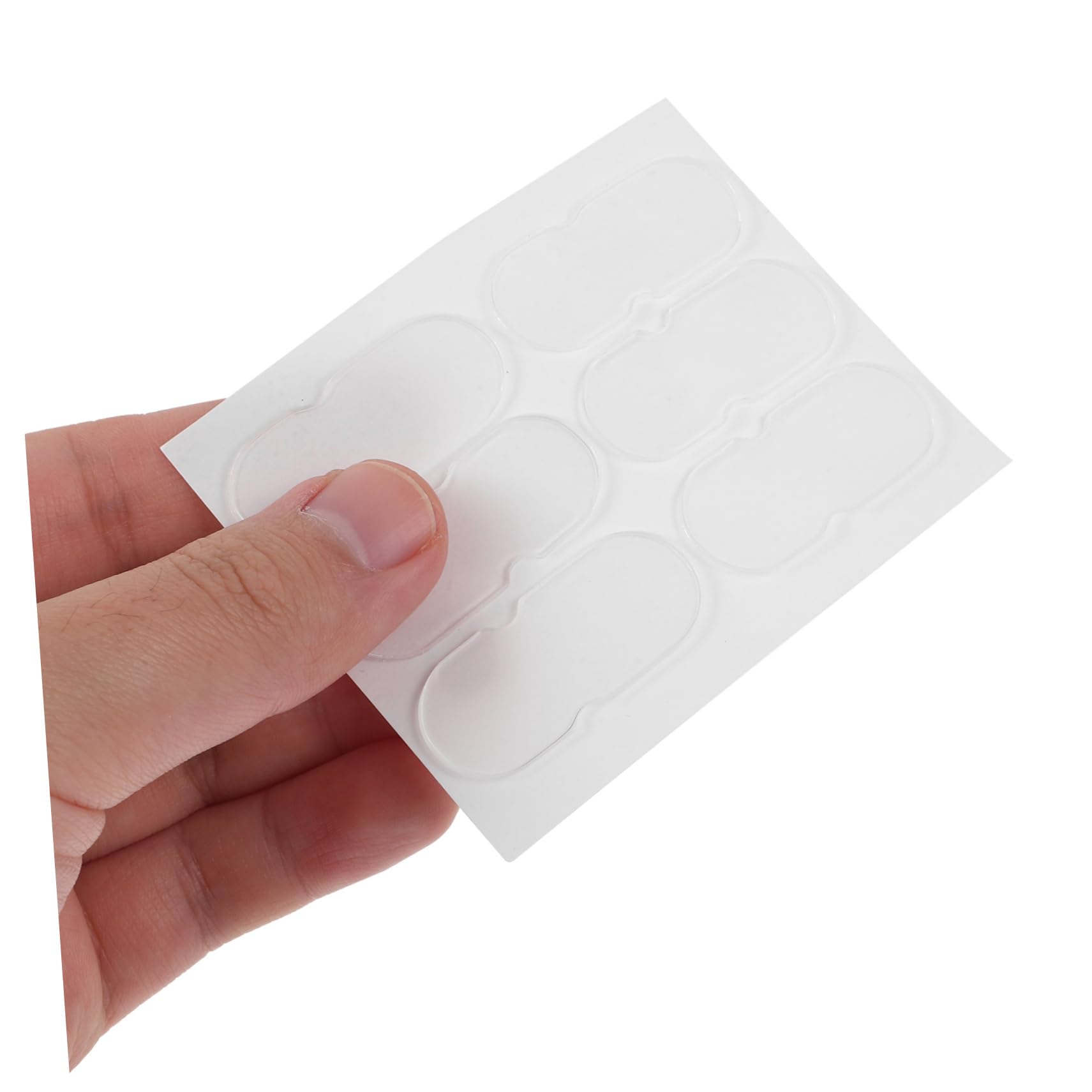 NULYLU 4sets Cosmetic Ear Tape Ear Support Stickers for Women Silicone Stickers for Protruding Accessory Non-Slip Lasts 3-4 Days for Makeup 60pcs*4