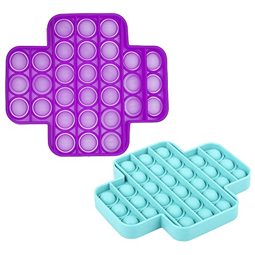The Dreidel Company Silicone Push Bubble Poppers, Geometric Senso...