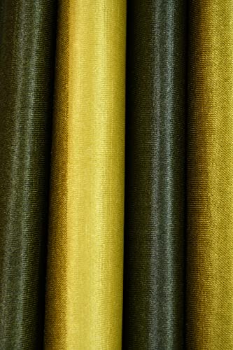 Image of HOME UTSAV 1 Piece Plain Shade Curtains for Door 8 Feet, Green (Green, 8 Feet (1Pc))
