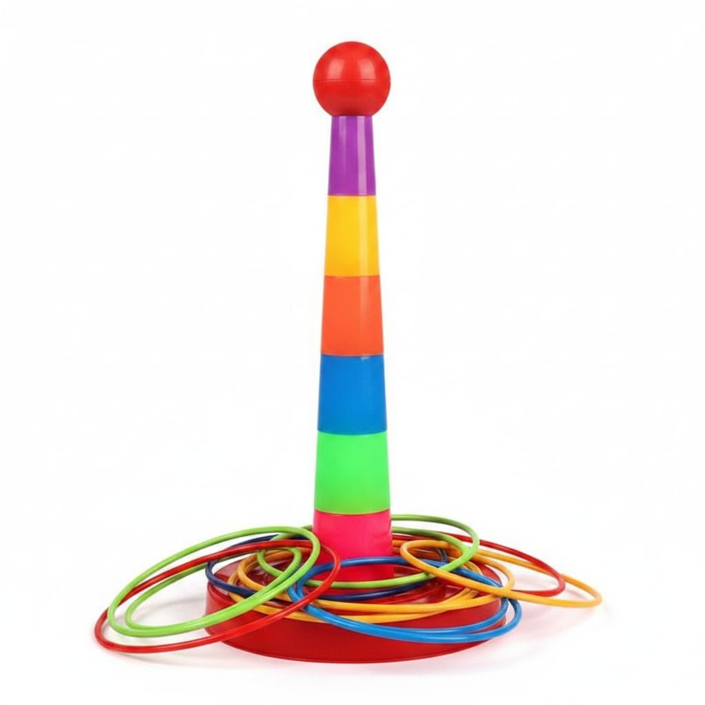 PETSOLA Children Toss Game Toss Set Target Base Throwing s Kids Toy Quick Assembly and Easy Storage suitable for camping trips backyard games indoor play preschool centers
