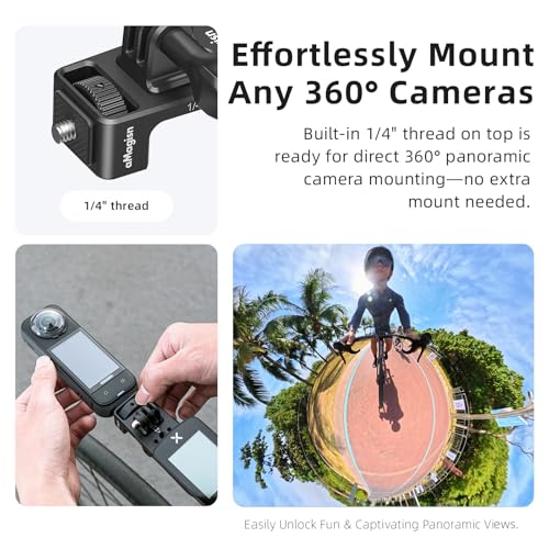 Soporte ciclocomputador manillar independiente y GoPro o DJI Osmo 5
