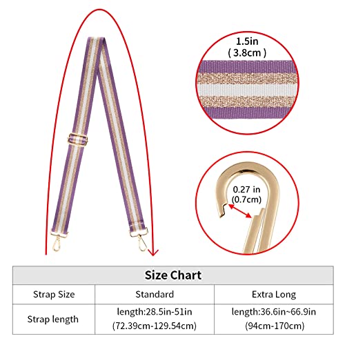 Image of ZOOEASS Wide Shoulder Strap Adjustable Replacement Belt Crossbody Canvas Bag Handbag