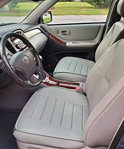 Big Ant Car Seat Cover, Edge Wrapping Car Front Seat Cover Pad Mat For Auto Supplies Office Chair With Pu Leather (Gray) #TOP4