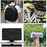 LIQWEI 2 Stück Fahrradkorb Regenschutz, Fahrrad Korbabdeckung, Wasserdicht Fahrradkorbabdeckung, Fahrradzubehör für fahrradkorb