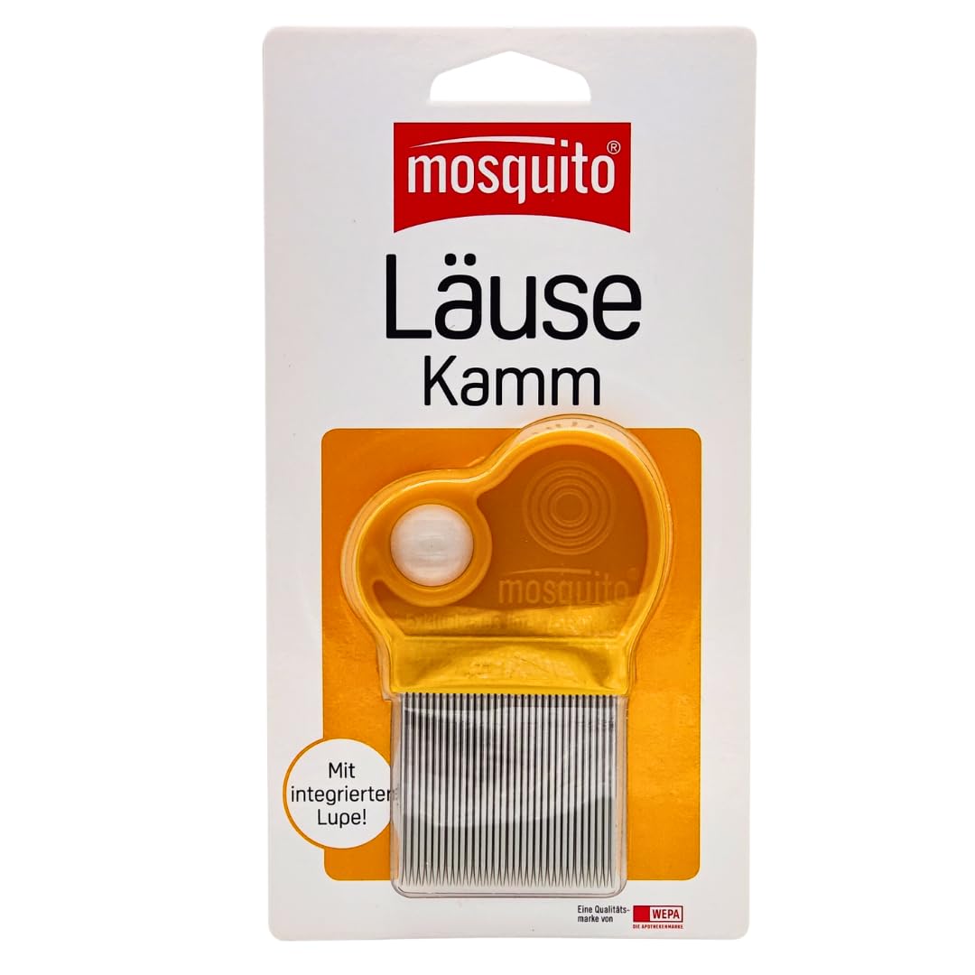 Mosquito med Läuse-Shampoo 10 100 ml + Mosquito Läuse-Kamm I Set zur Anwendung bei Läusen & Nissen I mit White-Oil I ab 1 Jahr I Haarpflege Set I mit Pharma Perle Duschgel