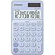 CASIO Taschenrechner SL-310UC, 10-stellig, Trendfarben, Steuerberechnung, Tausenderunterteilung, Solar-/Batteriebetrieb, hellblau