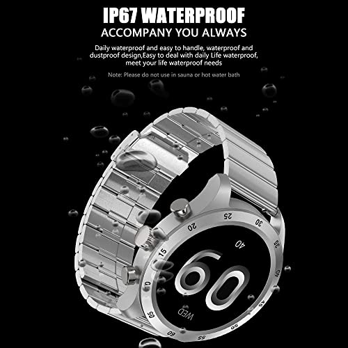 TYBERLEY Men's Smartwatch 1.32" HD Round Screen Bluetooth Talk Activity Tracker Blood Pressure/Oxygen/Heart Rate/Sleep Monitoring IP67 Waterproof Sports & Fitness Watch for Android iOS - Image 4