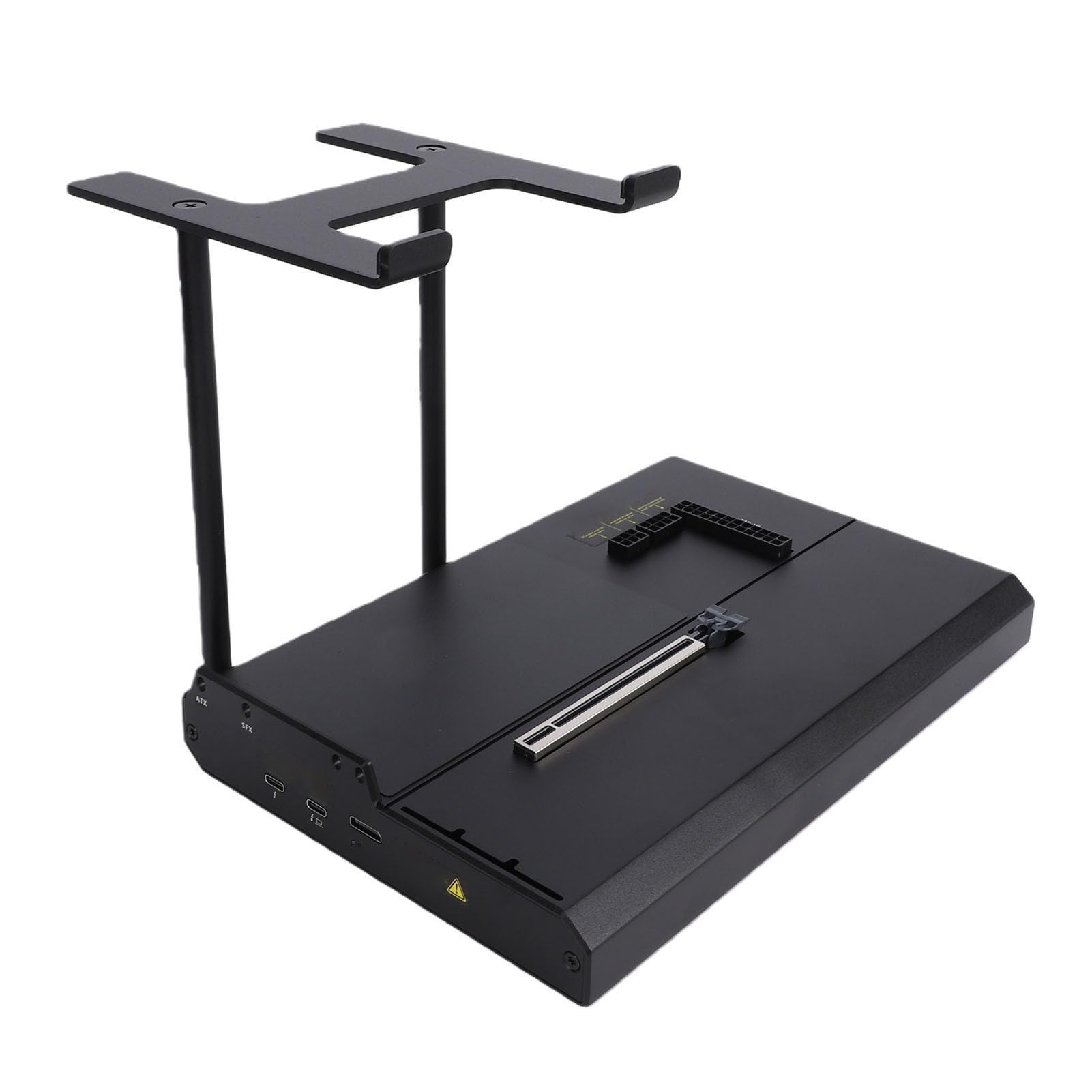 Cryfokt Externes GPU-Dock, Dual 5 und OCuLink PCIe 4.0 X4 64 Gbit/s GPU-Dockingstation, Externes -Gehäuse mit PCIe X16-Steckplatz für Gaming-Videobearbeitung und 3D-Rendering