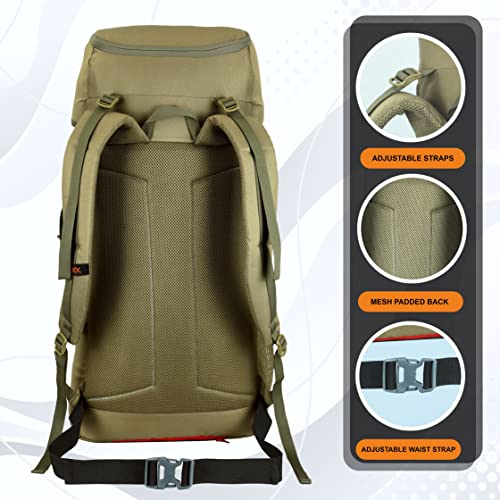 Buy TRAWOC 50L Travel Bag Front & Top Open Backpack for Hiking Trekking
