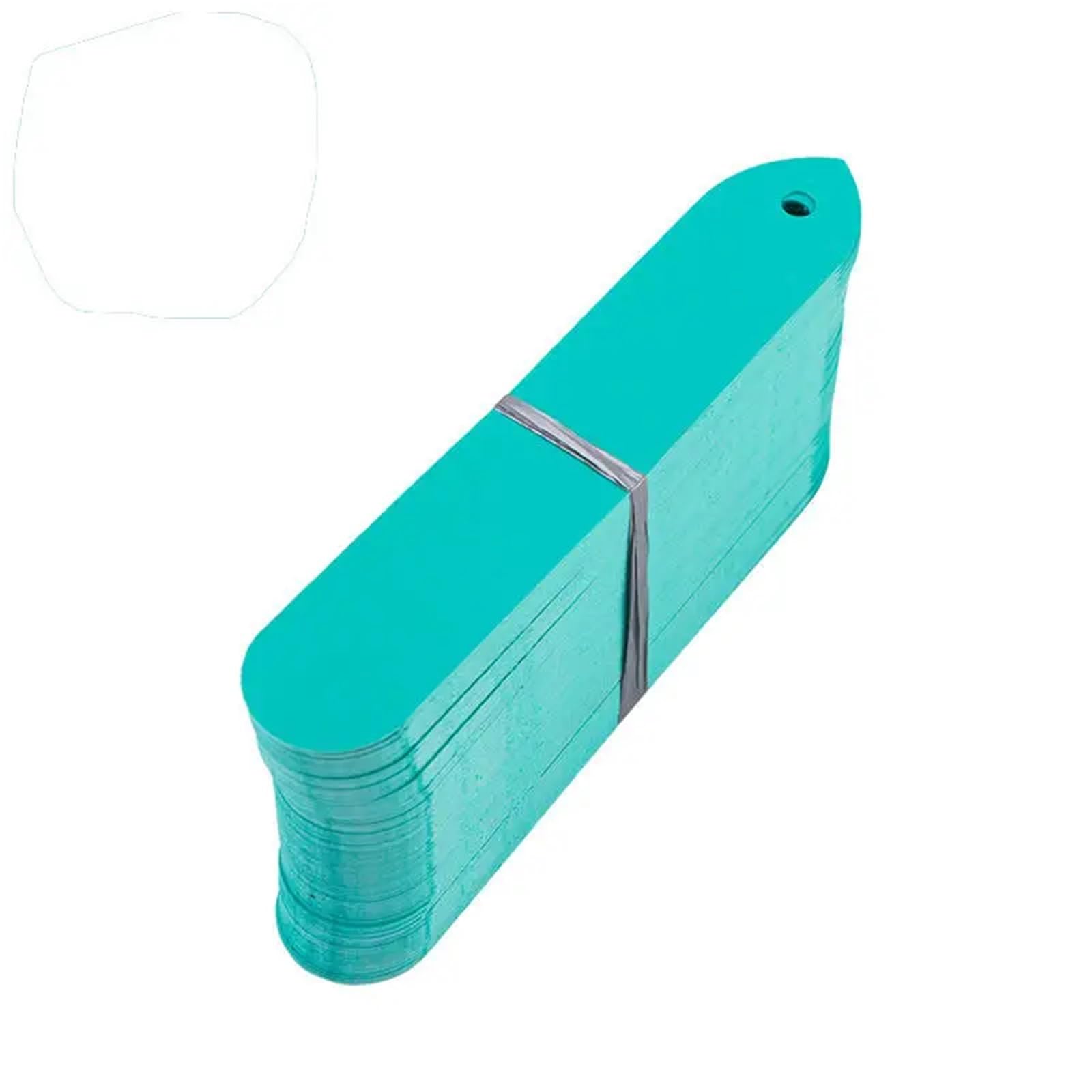 Confezione da 150 etichette riutilizzabili for piante for pali giardino | Indicatori di piante multicolori impermeabili for fioriere, vasi di verdure, fioriere(Green)