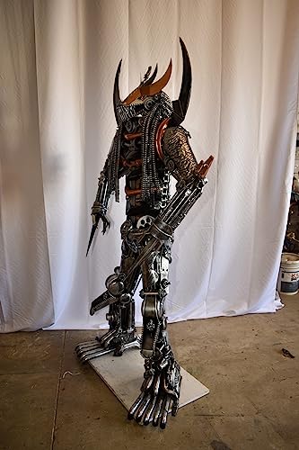 Escultura Robot de Metal NIFAO 82 in Alto 250 lb miniatura 6
